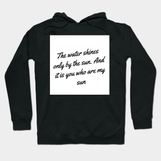 unknown & unique love quotes Hoodie